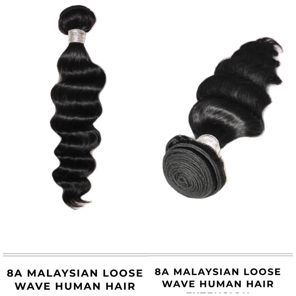 M A L A Y S I A N  H A I R | Loose Wave- Black